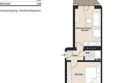Wohnung zum Kaufen in Köln 269.000 € 39.11 m²