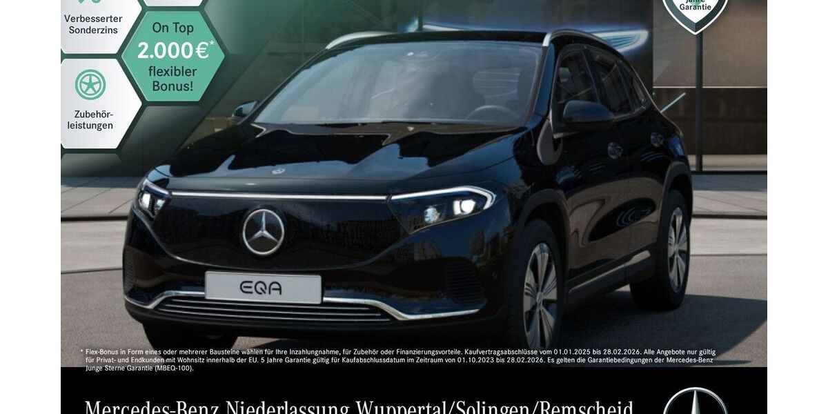 Mercedes-Benz EQA 8.390 km 33.890 &euro; Wuppertal 42115
