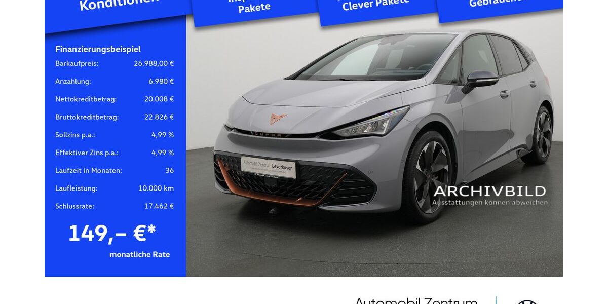 Cupra Born 19.979 km 26.988 &euro; Leverkusen 51379