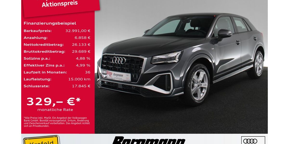 Audi Q2 1.997 km 32.333 &euro; Krefeld 47803
