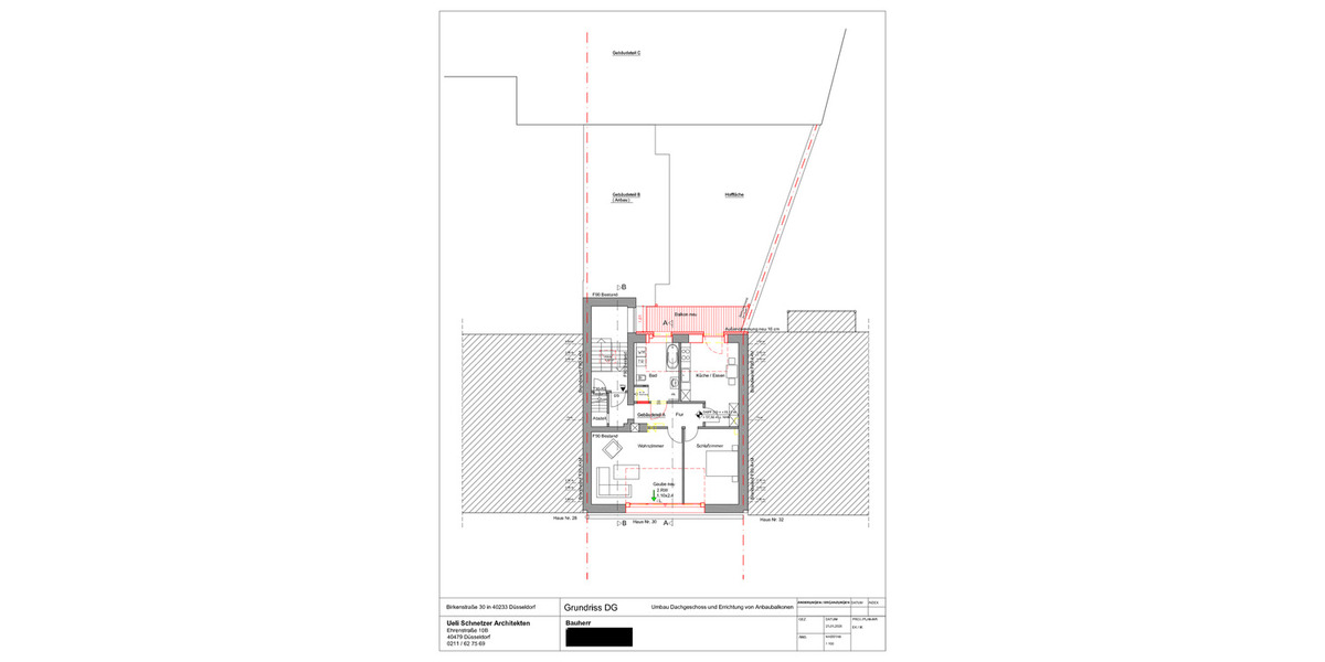 Etagenwohnung Düsseldorf Flingern Nord - 2 Zimmer, 82 m&sup2;, 1.330&euro; | Angebot:25745721