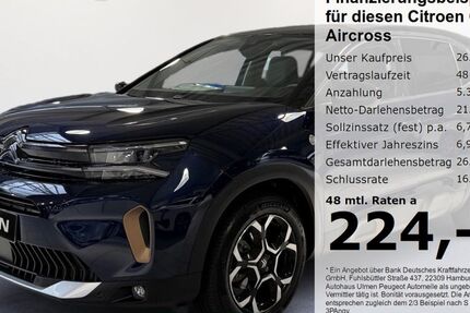 Citroen C5 Aircross 6.340 km 26.980 € Düsseldorf 40233
