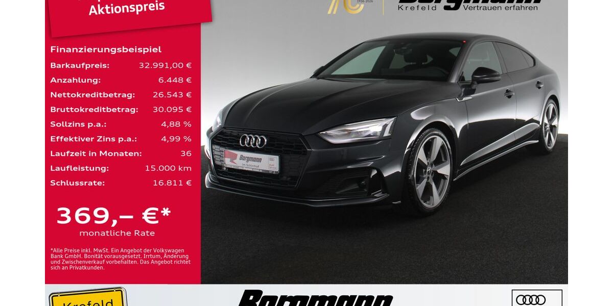 Audi A5 24.600 km 32.991 &euro; Krefeld 47803