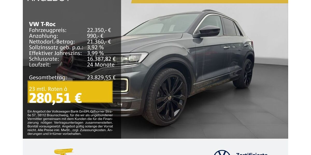VW T-Roc 82.096 km 21.570 &euro; Duisburg 47059