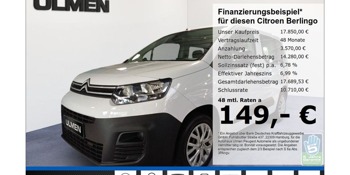 Citroen Berlingo 35.731 km 17.850 &euro; Düsseldorf 40233