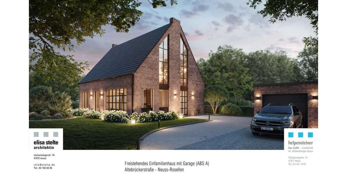 Einfamilienhaus Neuss Allerheiligen - 5 Zimmer, 174 m&sup2;, 1.095.000&euro; | Angebot:25838820