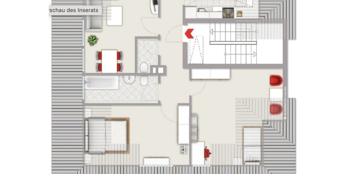 Schöne 3- Zimmer DG Wohnung 3 zimmer