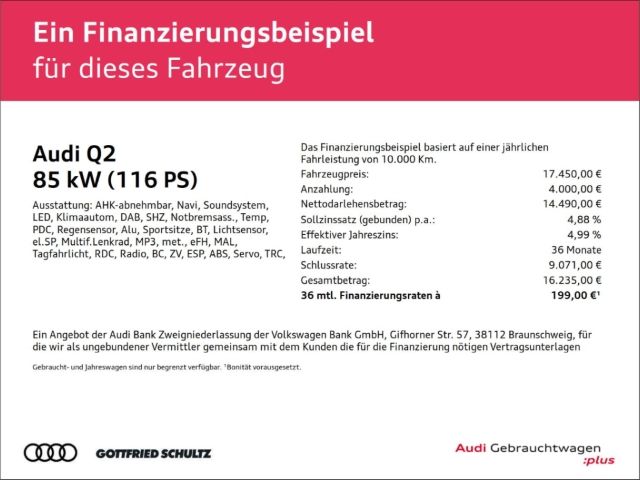 Audi Q2 38.858 km 16.900 &euro; Düsseldorf 40233