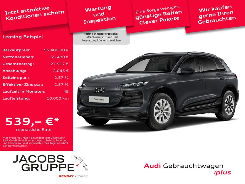 Audi Q6 e-tron 9.048 km 54.980 € Mönchengladbach 41066