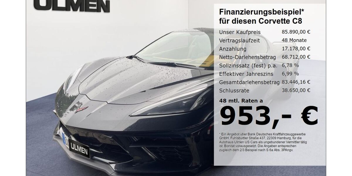 Corvette C8 31.982 km 85.890 &euro; Düsseldorf 40231