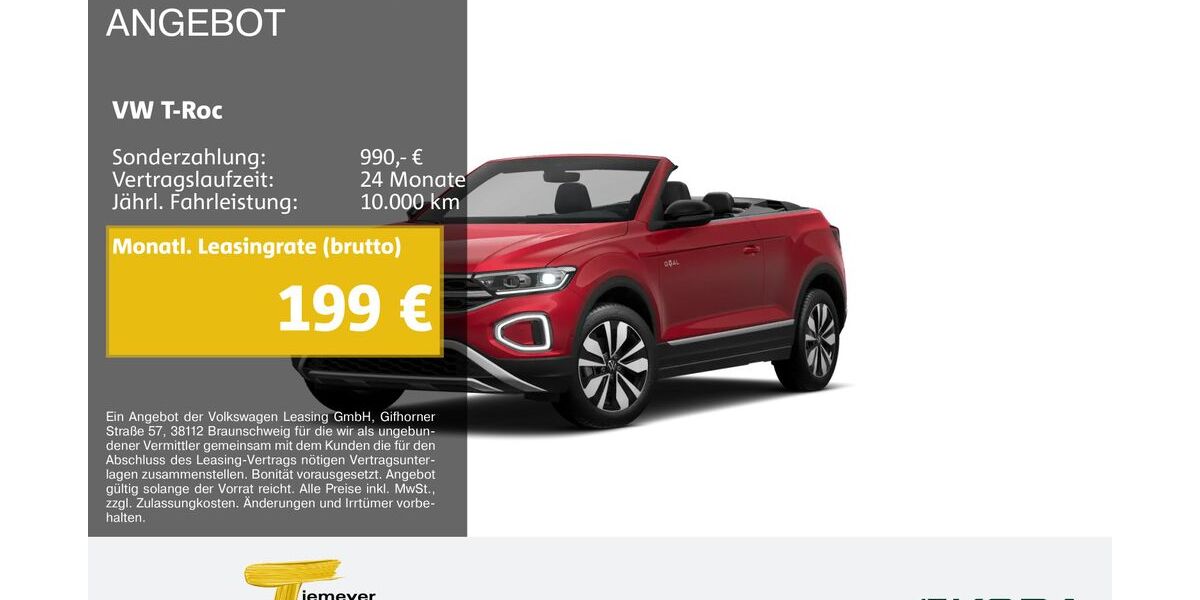 VW T-Roc 18.688 km 23.890 &euro; Remscheid 42857