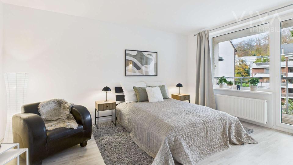 URBAN & COZY! Möblierte 2-Zimmer-Wohnung mit Einbauküche und Loggia 2 zimmer