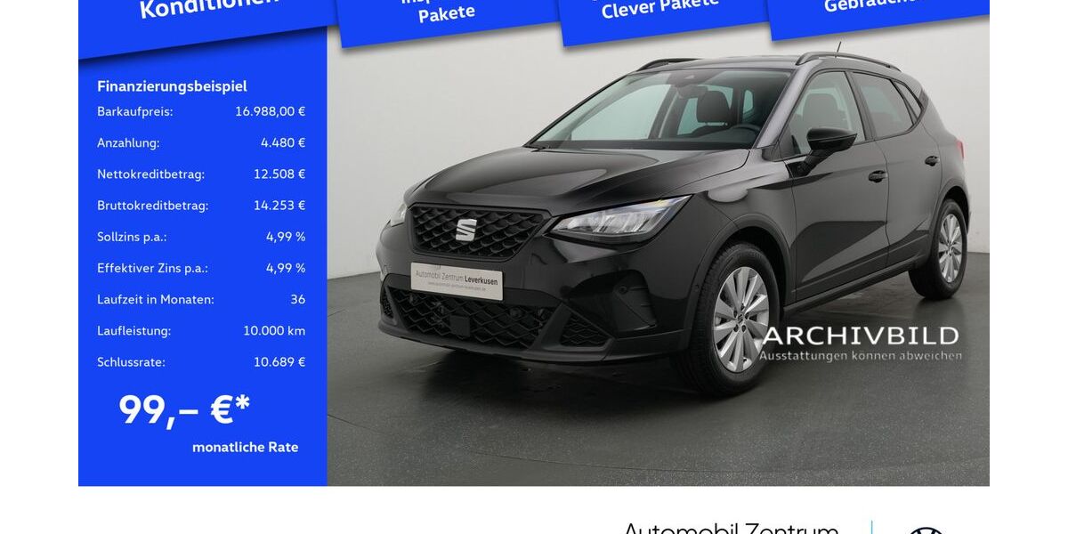 Seat Arona 17.383 km 16.988 &euro; Leverkusen 51379