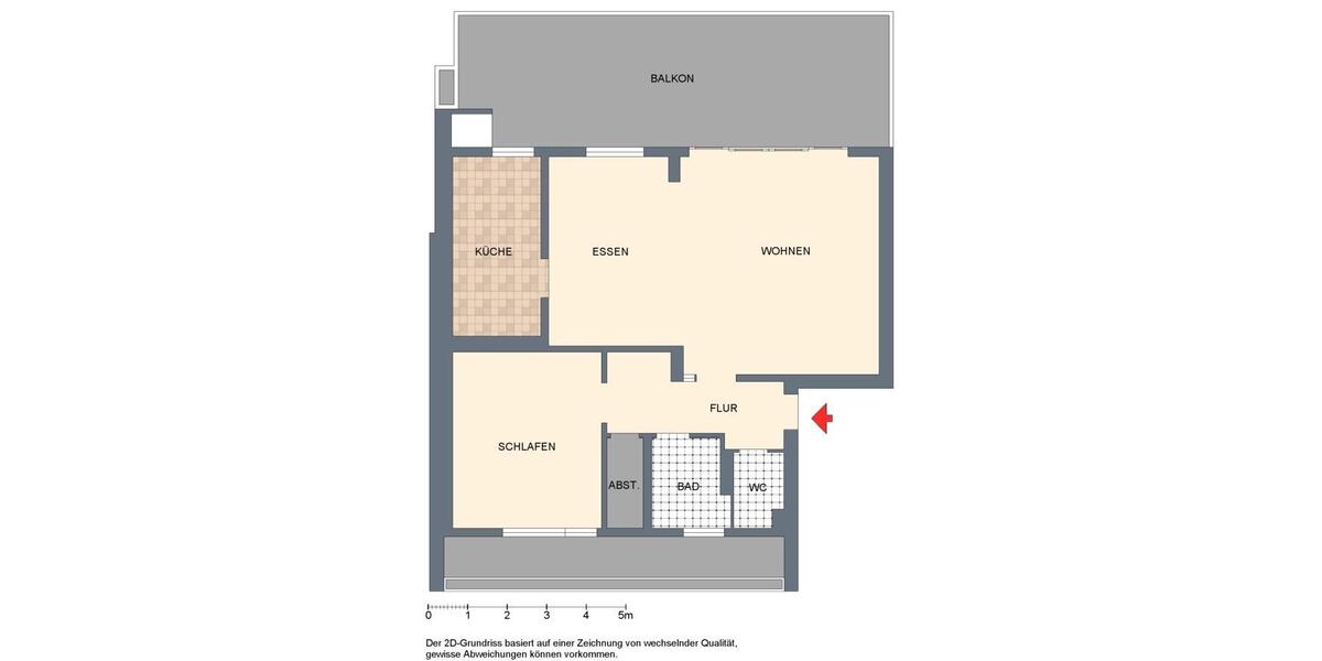 Dachgeschoßwohnung Hilden Kalstert - 2 Zimmer, 90 m&sup2;, 1.170&euro; | Angebot:26444568