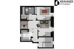 Düsseldorf-Kaiserswerth: Helle, modernisierte Dachgeschoßwohnung mit TG-Stellplatz
