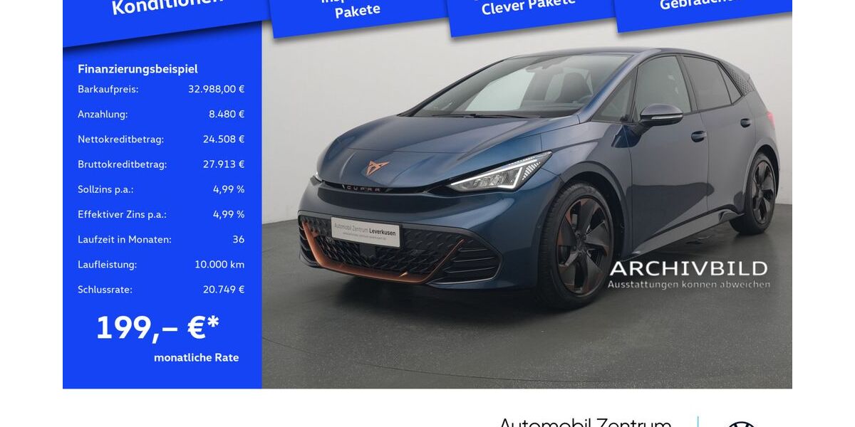 Cupra Born 12.089 km 32.988 &euro; Leverkusen 51379