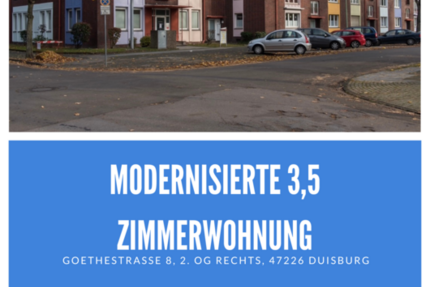 Wohnung zum Mieten in Duisburg 471,75 € 60.95 m²