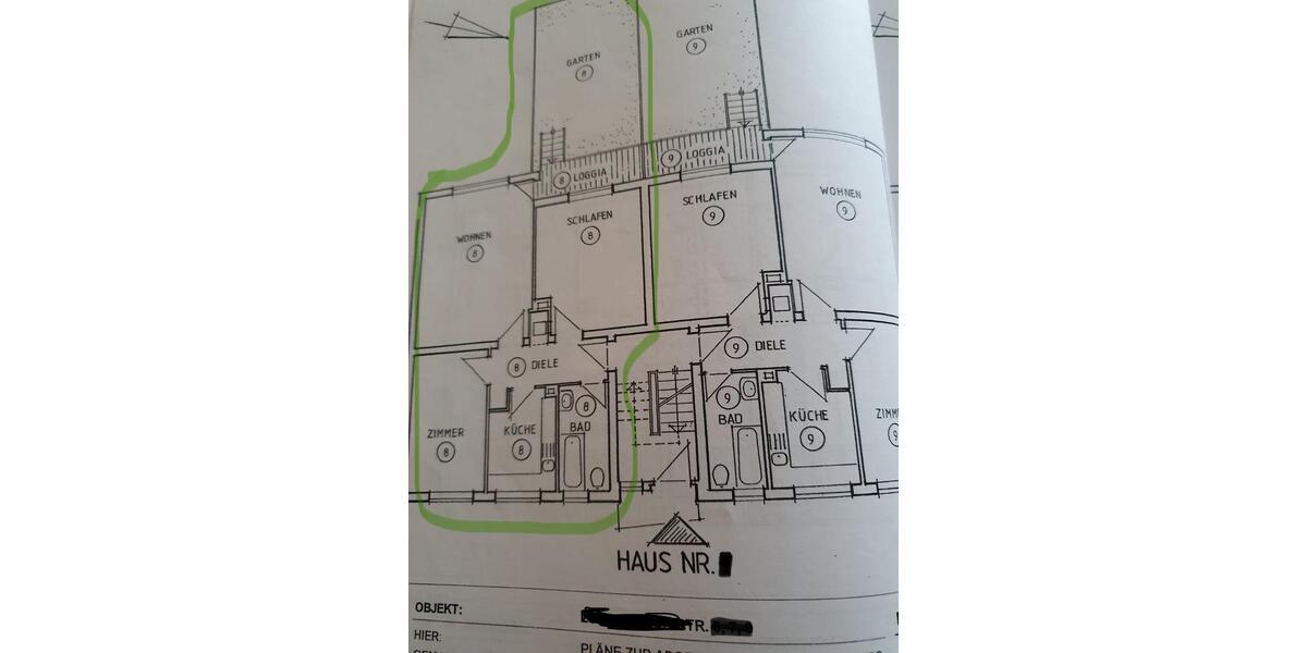 Eigentumswohnung 3Zi.mit Garten und Stellplatz Provisionsfrei 3 zimmer