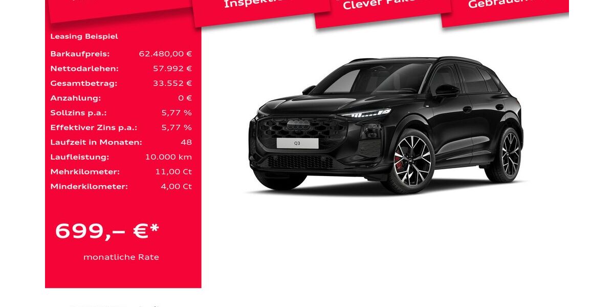 Audi Q3 1.009 km 60.480 &euro; Leverkusen 51373