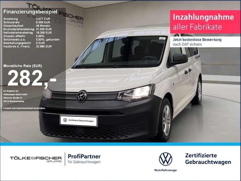 VW Caddy Maxi 62.543 km 26.489 € Krefeld 47805