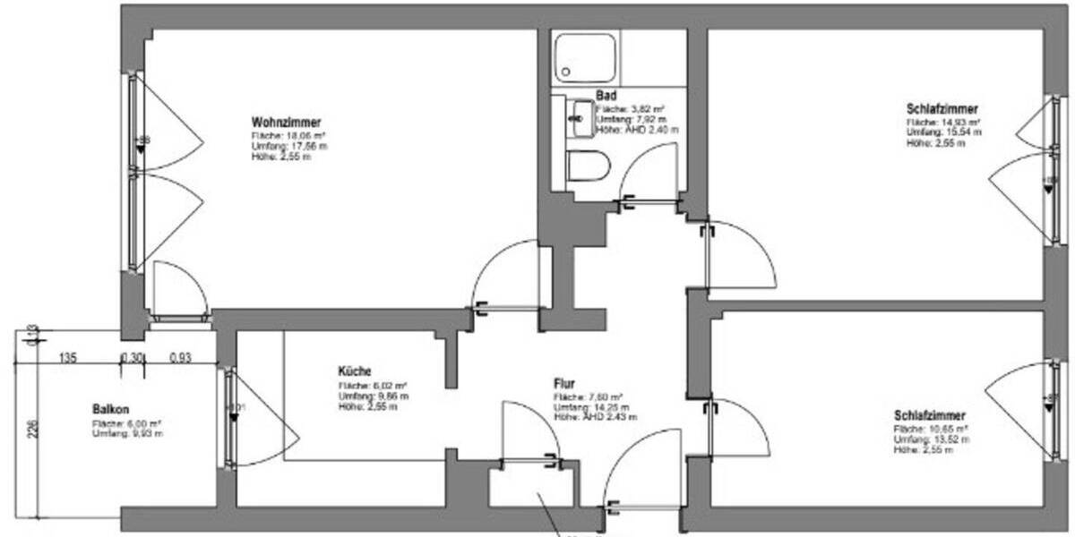 Etagenwohnung Grevenbroich Orken - 3 Zimmer, 65 m&sup2;, 187.000&euro; | Angebot:26724098