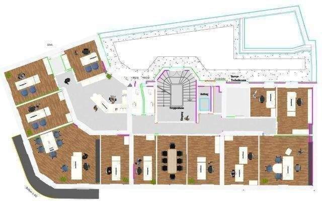 Vielfältig nutzbare Büro- Praxisräume mitten in Düsseldorf – Oststraße! 1 zimmer