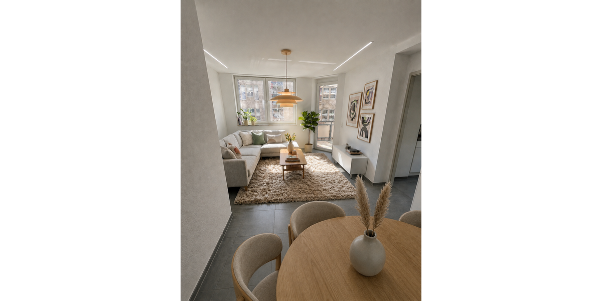 Etagenwohnung Düsseldorf Oberbilk - 2 Zimmer, 52 m&sup2;, 274.500&euro; | Angebot:26606586