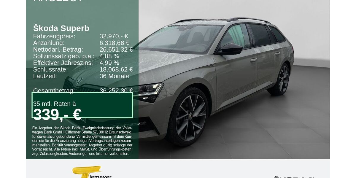 Skoda Superb 73.058 km 32.190 &euro; Remscheid 42857