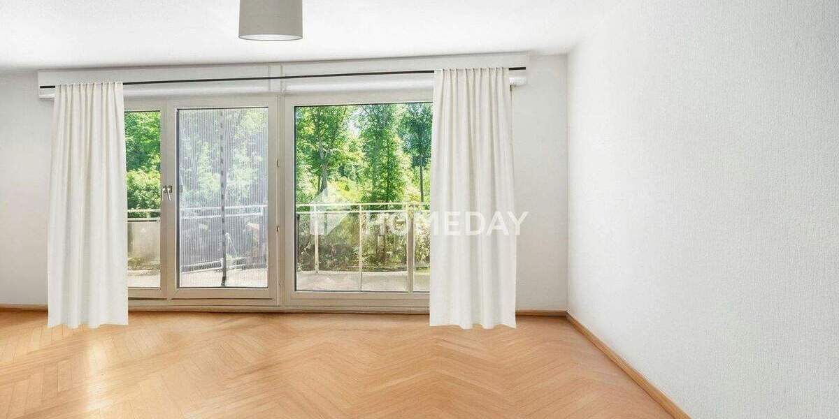 Großzügige 3-Zimmer-Wohnung mit 2 Balkonen und Tiefgaragenstellplatz - stilvoll wohnen am Waldrand 3 zimmer