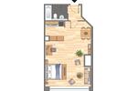 Etagenwohnung Düsseldorf Stadtbezirk 3 - 1 Zimmer, 47 m&sup2;, 779&euro; | Angebot:25918622