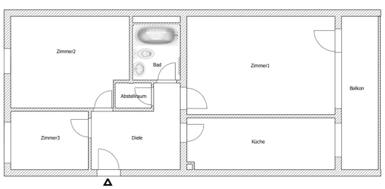 Wohnung zum Mieten in Ratingen 614,56 € 67.95 m²