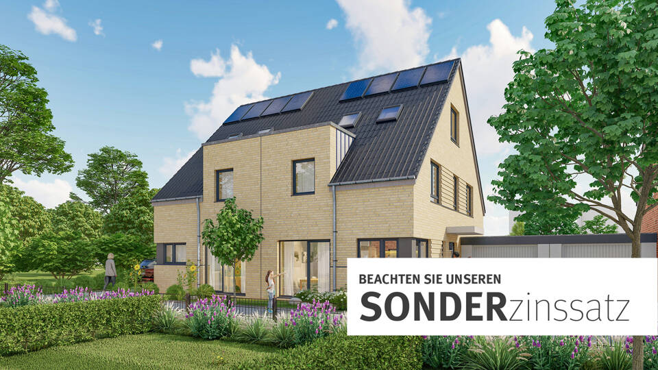 Attraktive Doppelhaushälfte mit Seiteneingang (Neubau) in schöner Wohnlage in Leverkusen-Steinbüchel 5 zimmer