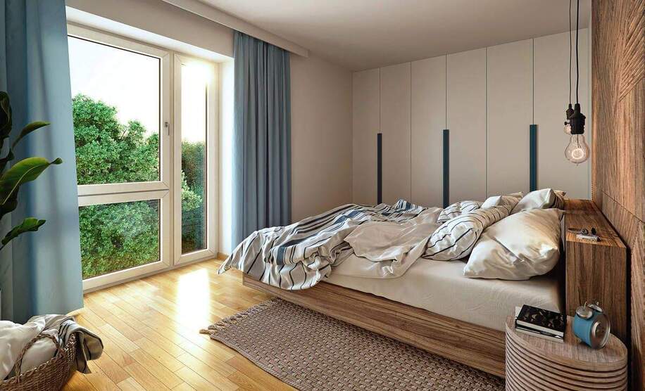 Ideal für Singles oder Paare: 2 Zimmer mit Stil und Sonnenbalkon. 2 zimmer
