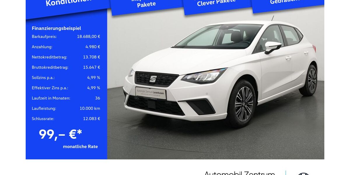Seat Ibiza 8.591 km 18.380 &euro; Leverkusen 51379