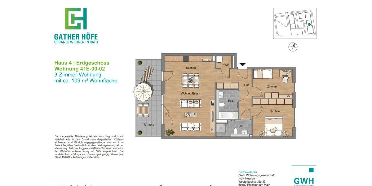 4712441 Moderne 3-Zi.-Wohnung im Neubau von Düsseldorf-Rath! 3 zimmer