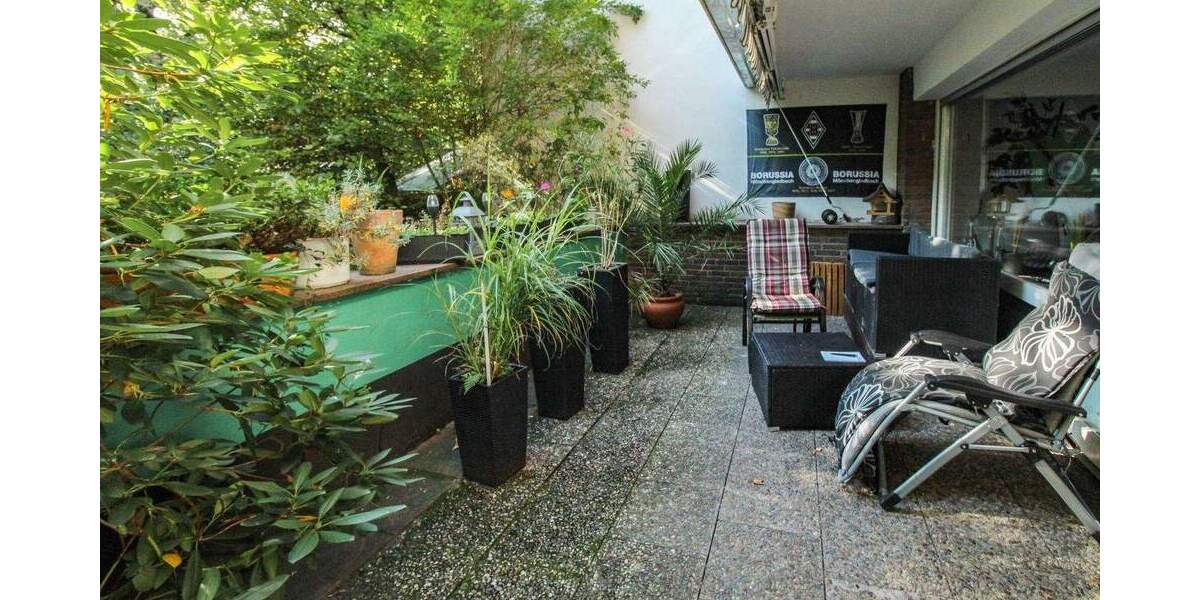 Ab 1. April bezugsfrei: Terrassenwohnung am Unterbacher See 1 zimmer