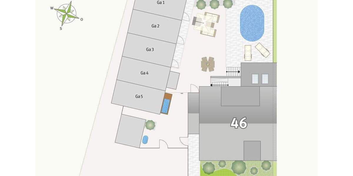 Stilvoll saniertes Familienidyll mit Pool 4 zimmer