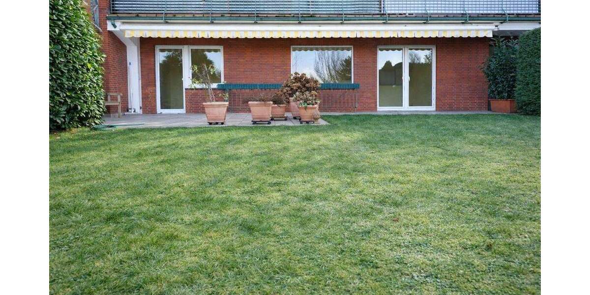 Bockumer Platz! Schöne Erdgeschosswohnung mit großer Terrasse, eigenem Garten und Garage 2 zimmer