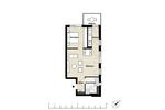 Etagenwohnung Düsseldorf Heerdt - 2 Zimmer, 60 m&sup2;, 1.860&euro; | Angebot:26366111