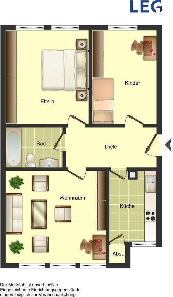 Wohnung zum Mieten in Solingen 759 € 77 m²