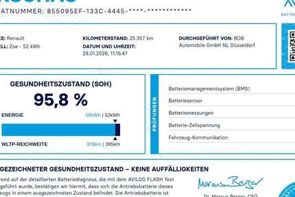 Renault ZOE 25.357 km 13.555 &euro; Düsseldorf 40233