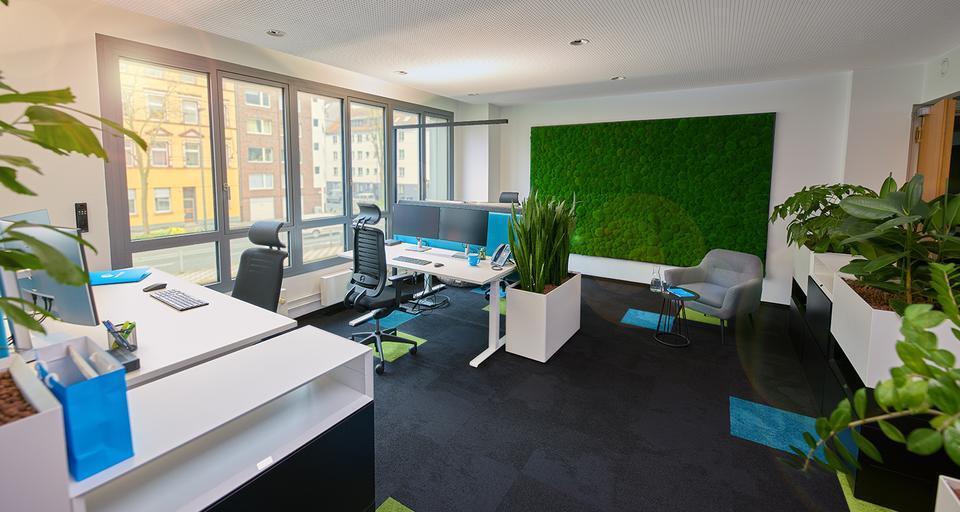 Exklusive Bürofläche im Erdgeschoss direkt am Rheinturm Medienhafen - All-in-Miete