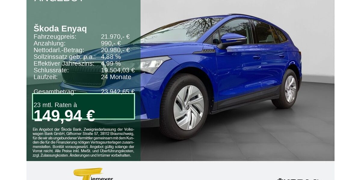 Skoda Enyaq 37.699 km 21.690 &euro; Remscheid 42857