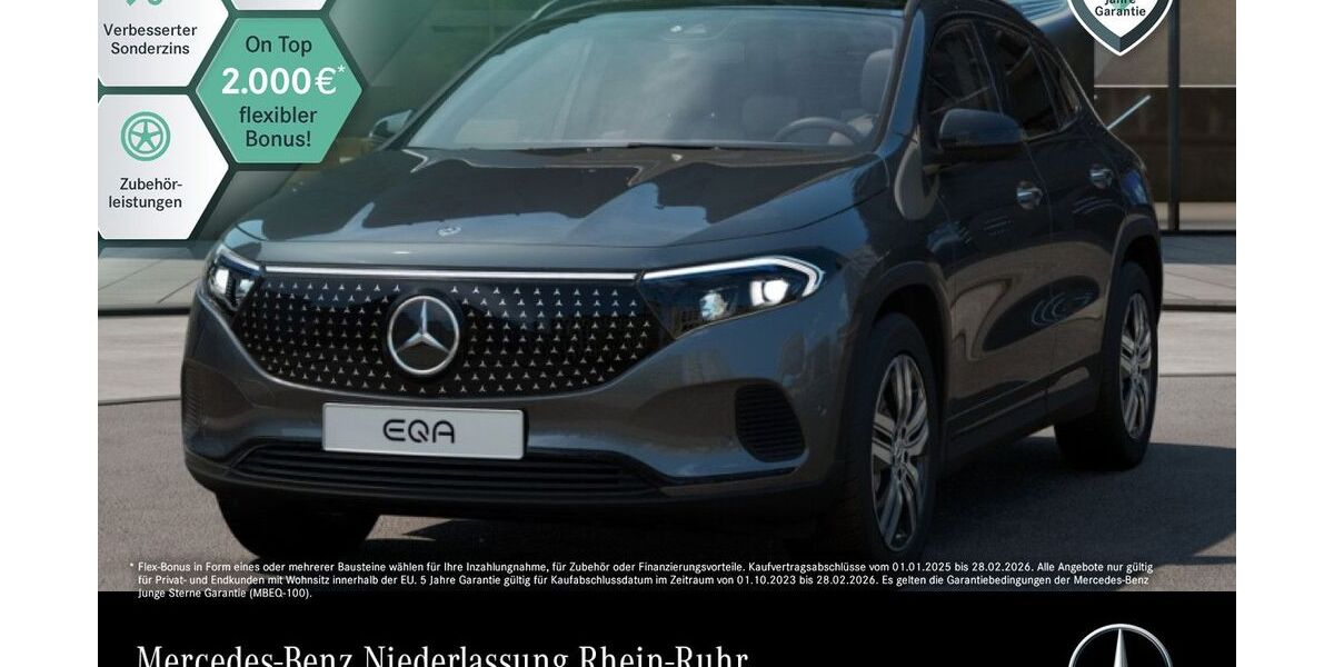 Mercedes-Benz EQA 19.727 km 39.290 &euro; Düsseldorf 40231