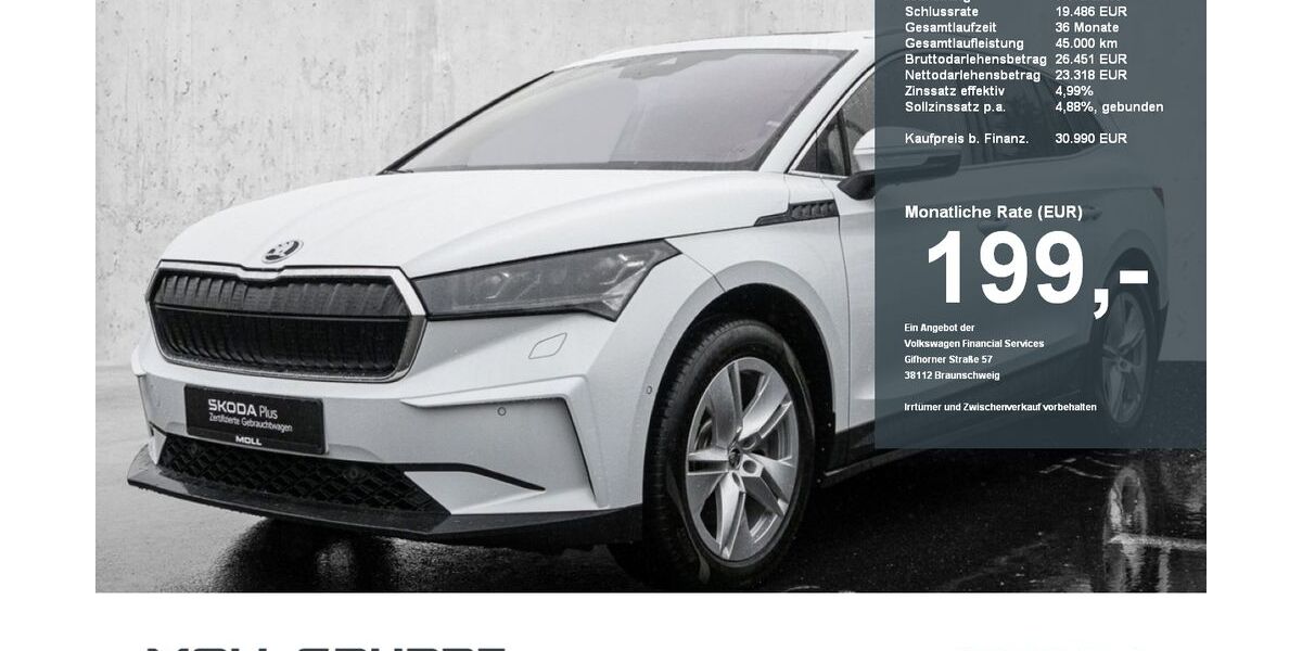 Skoda Enyaq 73.941 km 29.670 &euro; Düsseldorf 40474