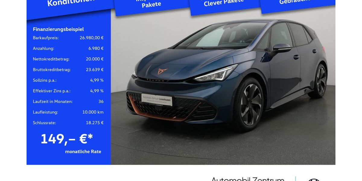 Cupra Born 18.691 km 25.980 &euro; Leverkusen 51379