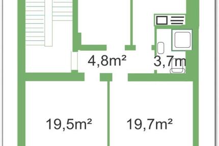 Wohnung Mönchengladbach Süd - 3 Zimmer, 72 m&sup2;, 576&euro; | Angebot:26003666