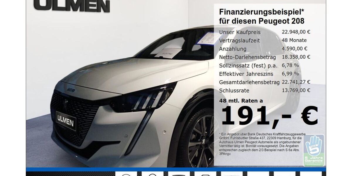 Peugeot 208 9.335 km 22.948 &euro; Düsseldorf 40233