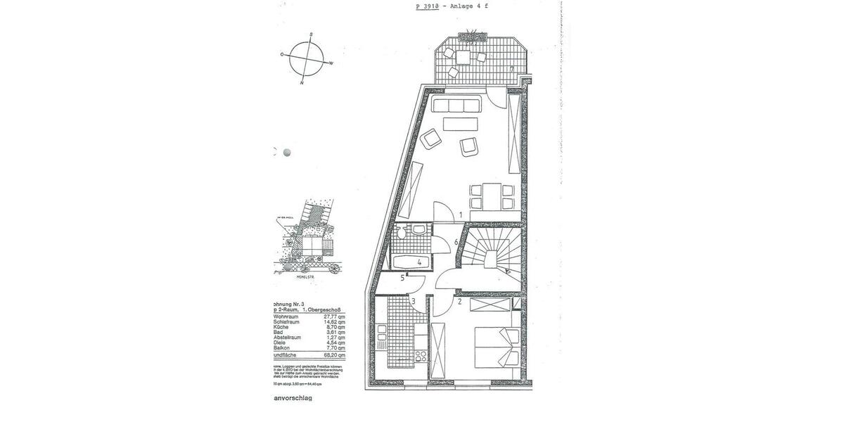 Etagenwohnung Mönchengladbach Süd - 2 Zimmer, 64 m&sup2;, 154.000&euro; | Angebot:26902558
