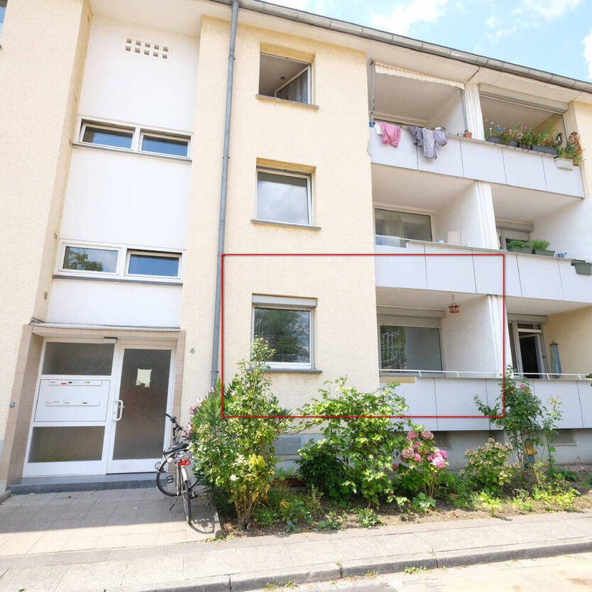 lichtdurchflutete 3 Zi-ETW mit Loggia in ruhiger Lage von Pulheim